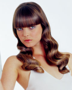 woman with long hairstyle