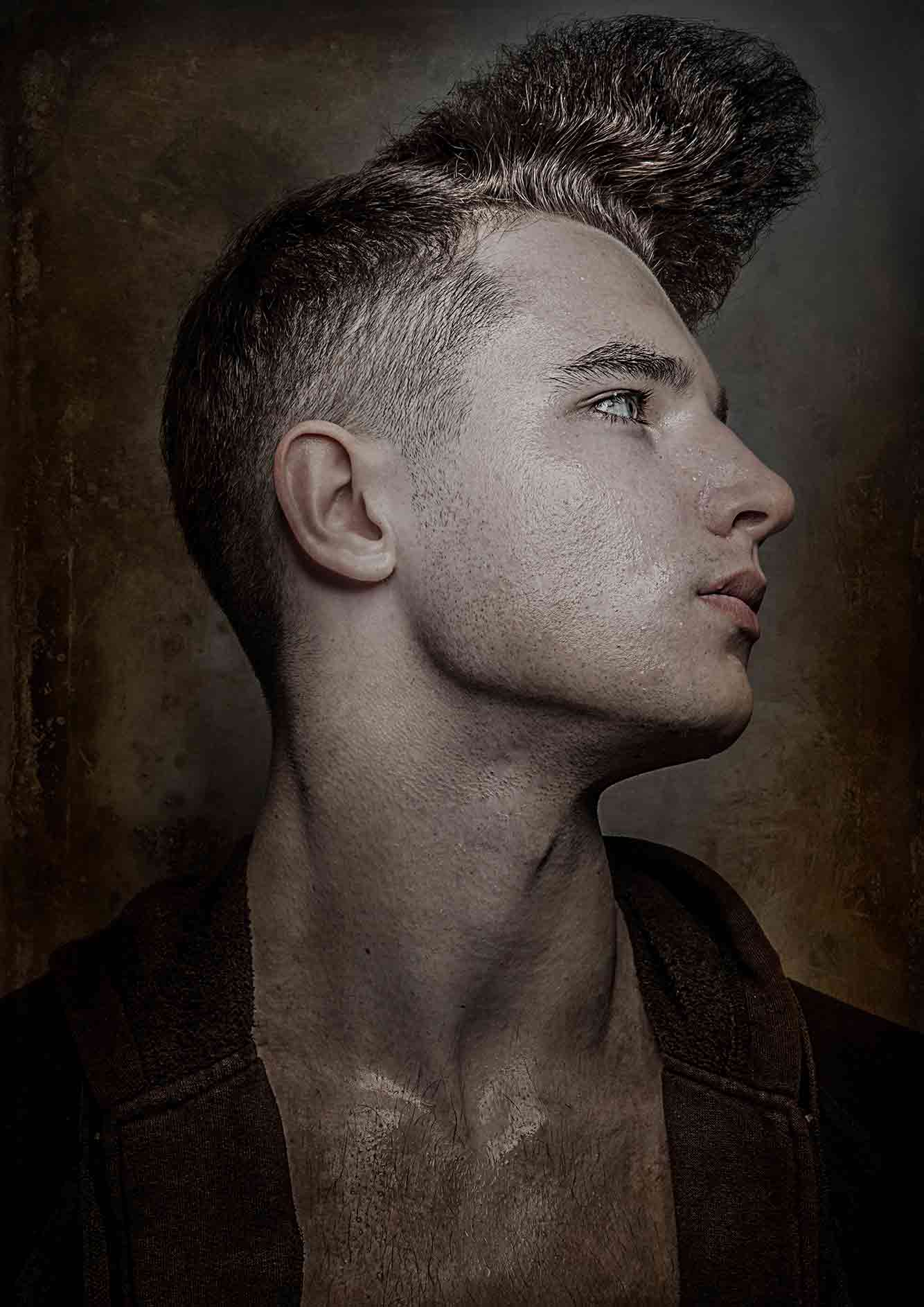 Male-with-undercut perm-hairstyle